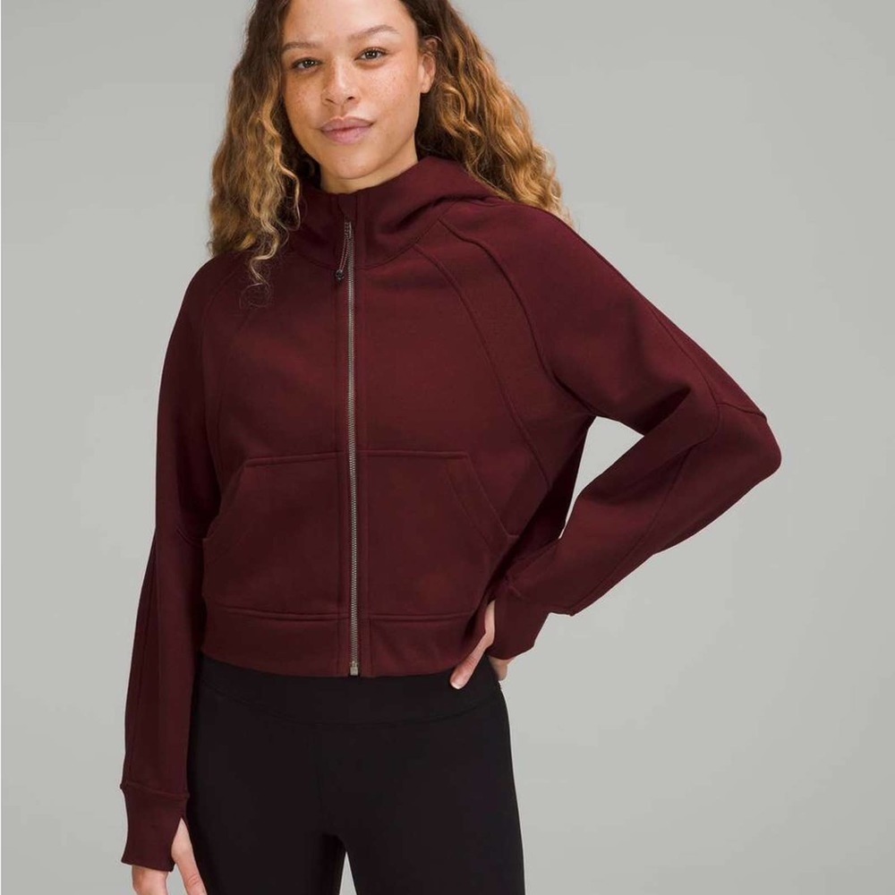 lululemon athletica Red Merlo color Hoodie plus leggings-4 and tank small